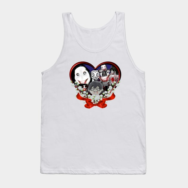 Jeff the killer Tank Top by Gabes-Photoshops